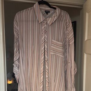 TorridStriped Tan Shirt
